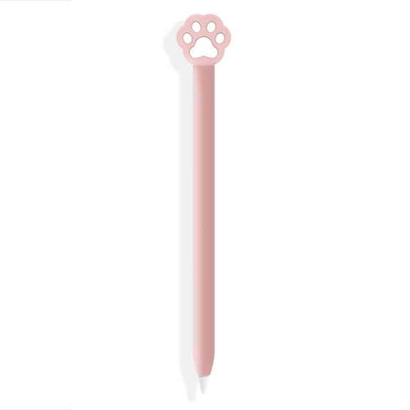 Cute Cartoon Silicone Protective Cover for Apple Pencil 2(Cat Claw Pink))