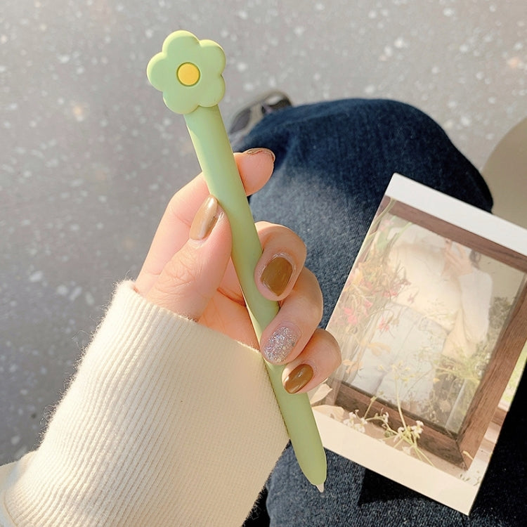 Cute Cartoon Silicone Protective Cover for Apple Pencil 2(Green)