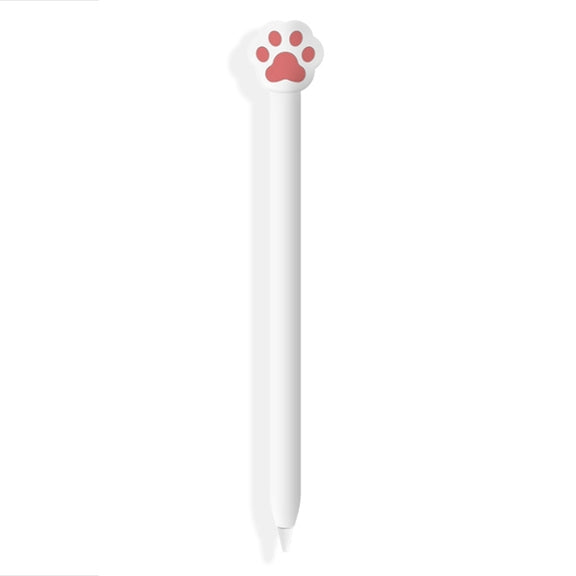 Cute Cartoon Silicone Protective Cover for Apple Pencil 2(White)
