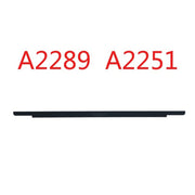 Glass Material LCD Screen Display Front Bezel Logo Cover for MacBook Retina 13 inch A2289 A2251(Grey)