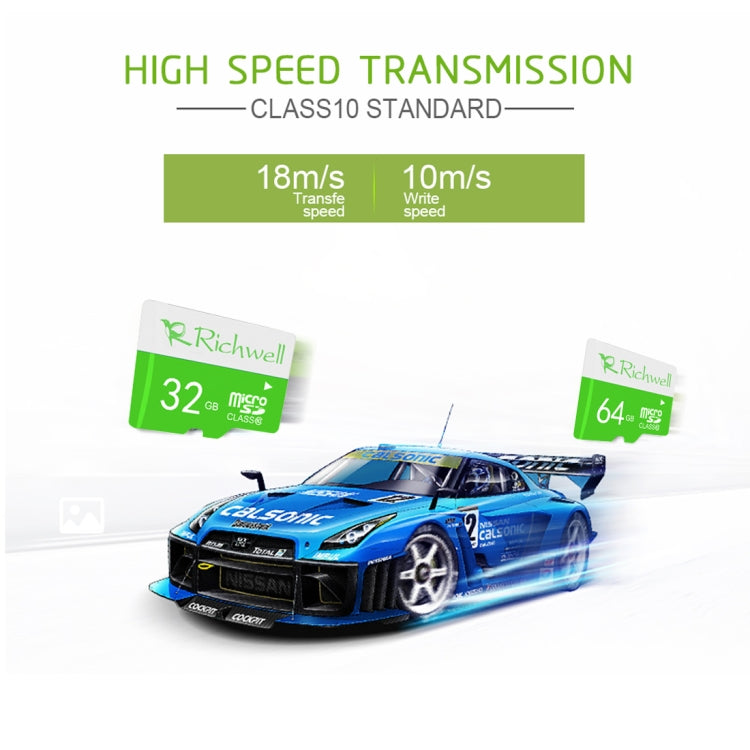 Richwell 32GB High Speed Class 10 Micro SD(TF) Memory Card - Micro SD Card by Richwell | Online Shopping South Africa | PMC TechLife | Buy Now Pay Later Mobicred