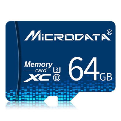 MICRODATA 64GB U3 Blue TF(Micro SD) Memory Card - free shipping - PMC Jewellery - Order now!