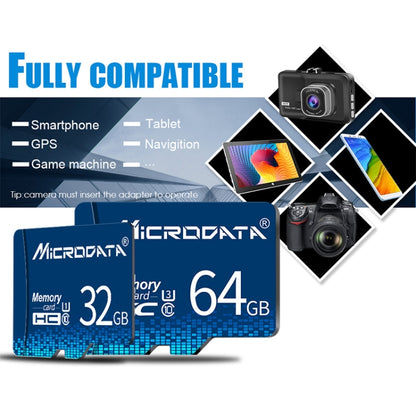 MICRODATA 64GB U3 Blue TF(Micro SD) Memory Card - free shipping - PMC Jewellery - Order now!