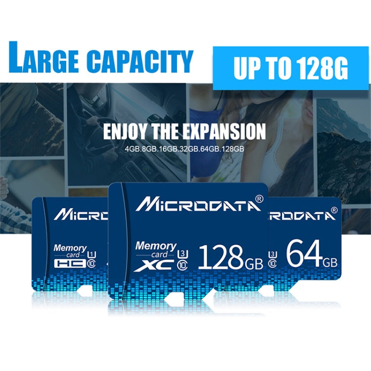 MICRODATA 64GB U3 Blue TF(Micro SD) Memory Card - free shipping - PMC Jewellery - Order now!