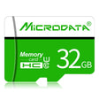 MICRODATA 32GB U1 Green and White TF(Micro SD) Memory Card - Micro SD Card by MiCRODATA | Online Shopping South Africa | PMC TechLife | Buy Now Pay Later Mobicred