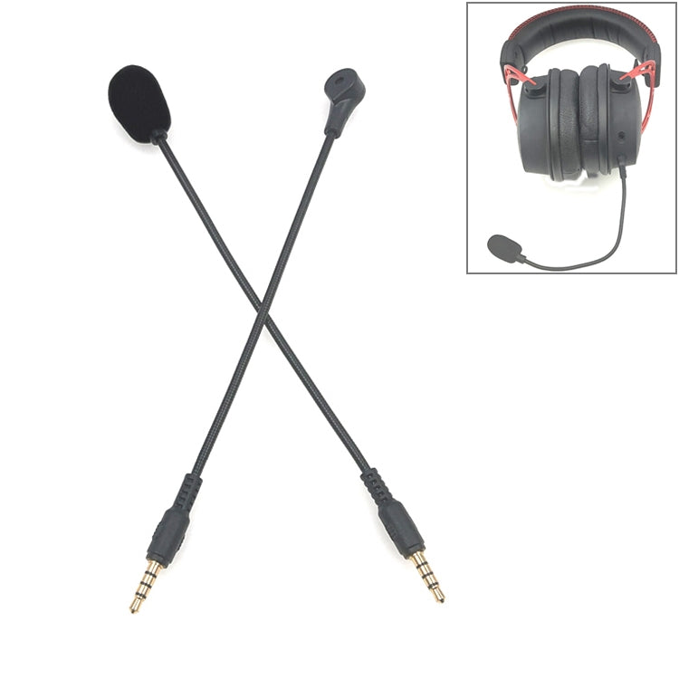 ZJ033MR-03 17cm 4 Level Pin 3.5mm Straight Plug Gaming Headset Sound Card Live Microphone - Microphone by PMC TechLife | Online Shopping South Africa | PMC TechLife