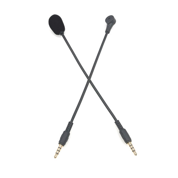 ZJ033MR-03 17cm 4 Level Pin 3.5mm Straight Plug Gaming Headset Sound Card Live Microphone
