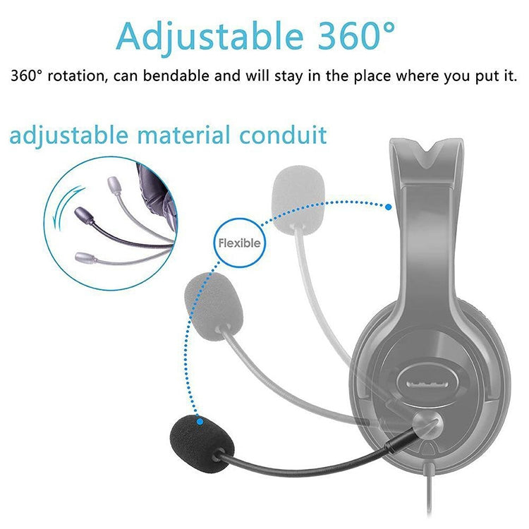 ZJ033MR-03 17cm 4 Level Pin 3.5mm Straight Plug Gaming Headset Sound Card Live Microphone - Microphone by PMC TechLife | Online Shopping South Africa | PMC TechLife