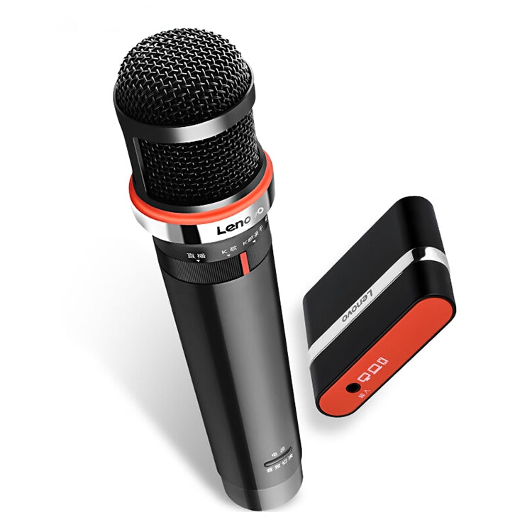 Original Lenovo UM20-U K Song Wireless Digital Microphone Live Recording Equipment with Wireless Receiver (Black) - Microphone by Lenovo | Online Shopping South Africa | PMC TechLife