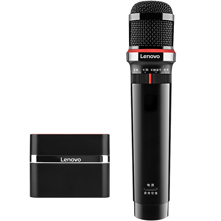 Original Lenovo UM20-U K Song Wireless Digital Microphone Live Recording Equipment with Wireless Receiver (Black) - Microphone by Lenovo | Online Shopping South Africa | PMC TechLife
