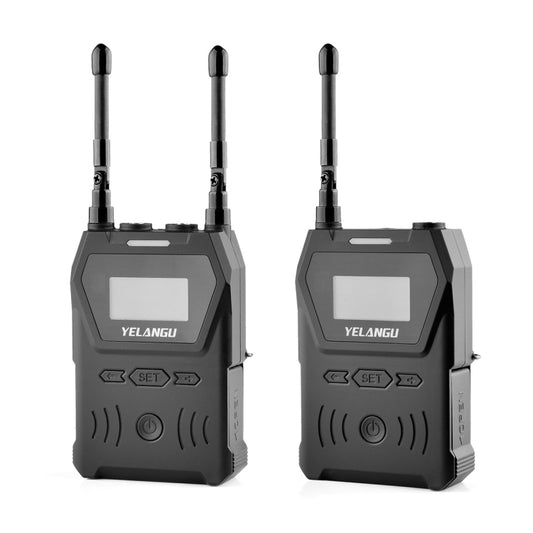 YELANGU YLG9929C MX4 Dual-Channel 100CH UHF Wireless Microphone System with Transmitter and Receiver for DSLR Cameras and Video Cameras(Black) - free shipping - PMC Jewellery - Order now!