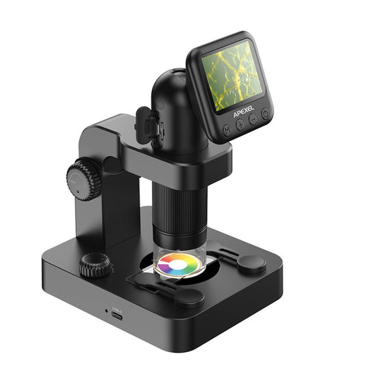 APEXEL MS003 Outdoor Portable HD Digital Microscope with Base - free shipping - PMC Jewellery - Order now!