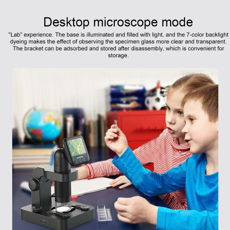 APEXEL MS003 Outdoor Portable HD Digital Microscope with Base - free shipping - PMC Jewellery - Order now!