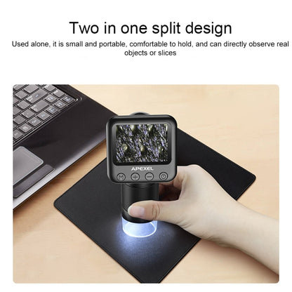 APEXEL MS003 Outdoor Portable HD Digital Microscope with Base - free shipping - PMC Jewellery - Order now!
