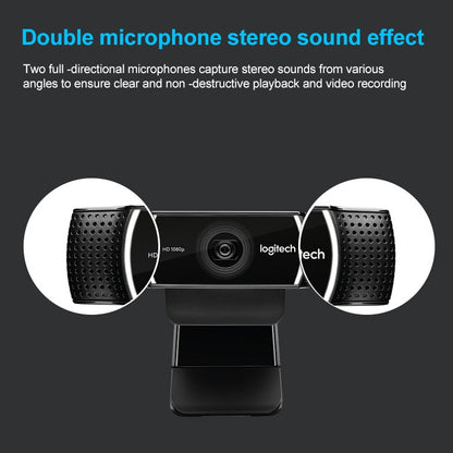 Logitech C922 Pro HD Pro Autofocus Built-in Stream Webcam 1080P Web Camera - free shipping - PMC Jewellery - Order now!