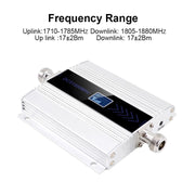 DCS-LTE 4G Phone Signal Repeater Booster, UK Plug(Silver)