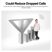 DCS-LTE 4G Phone Signal Repeater Booster, UK Plug(Silver)