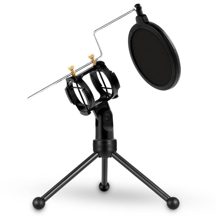 Yanmai PS-3 Mini Portable Microphone Anti-network Shockproof Desktop Stand(Black) - Stand by Yanmai | Online Shopping South Africa | PMC Jewellery | Buy Now Pay Later Mobicred