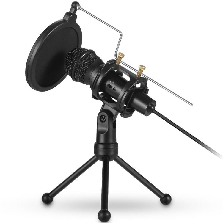 Yanmai PS-3 Mini Portable Microphone Anti-network Shockproof Desktop Stand(Black) - Stand by Yanmai | Online Shopping South Africa | PMC Jewellery | Buy Now Pay Later Mobicred
