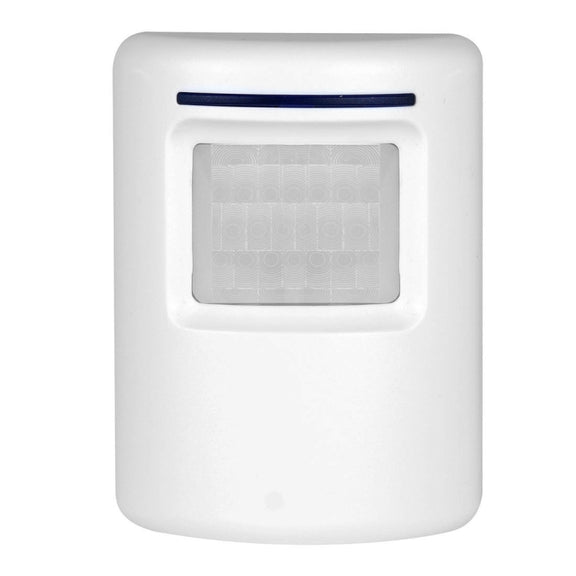 FY-0256 2 in 1 PIR Infrared Sensors (Transmitter + Receiver) Wireless Doorbell Alarm Detector for Home / Office / Shop / Factory, US Plug