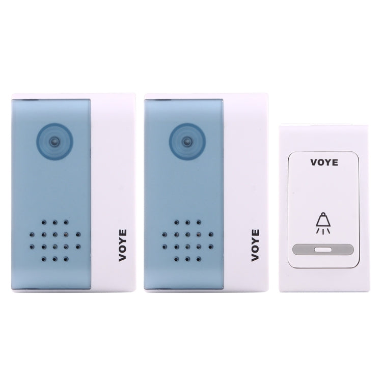 VOYE V004B2 Wireless Smart Music Home Doorbell with Dual Receiver, Remote Control Distance: 120m (Open Air) - free shipping - PMC Jewellery - Order now!