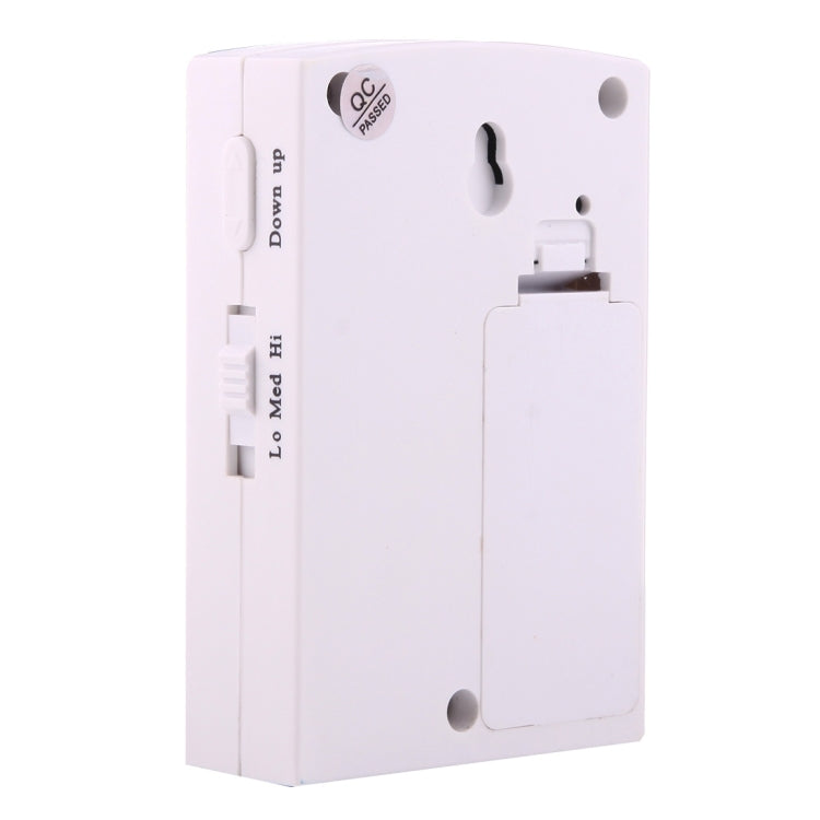 VOYE V001A2 Wireless Smart Music LED Home Doorbell with Dual Receiver, Remote Control Distance: 120m (Open Air)