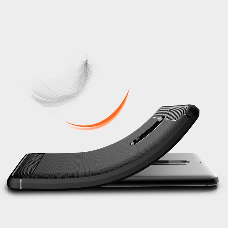 For Nokia 5 Brushed Carbon Fiber Texture Shockproof TPU Protective Cover Case(Navy Blue) - free shipping - PMC TechLife - Order now!