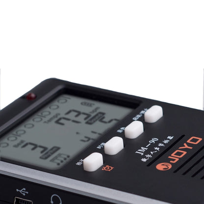 JOYO JM-90 Mini Portable Rechargeable Clip-on LED Indicator Electronic Digital Metronome Tone Generator Tuner for Guitar Violin Ukulele(Black) - free shipping - PMC Jewellery - Order now!