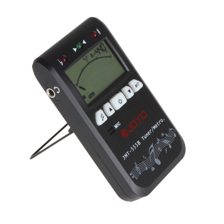 JOYO JMT-555B Metronome Tuner Chromatic Digital LCD Backlight with Tone Generator 3 in 1 Kit for Guitar Violin Ukulele (Black) - String Instrument Accessories by JOYO | Online Shopping South Africa | PMC TechLife | Buy Now Pay Later Mobicred