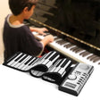 61 Keys Portable Flexible Roll Up Electronic Soft Keyboard Piano with Speakers - Keyboard Instruments by PMC TechLife | Online Shopping South Africa | PMC TechLife