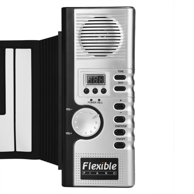 61 Keys Portable Flexible Roll Up Electronic Soft Keyboard Piano with Speakers - Keyboard Instruments by PMC TechLife | Online Shopping South Africa | PMC TechLife