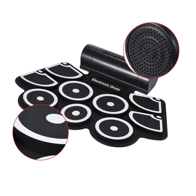 MD760 USB Electronic Drum Percussion Thicken Silicone Hand Roll Drum - Percussion Instruments by PMC TechLife | Online Shopping South Africa | PMC TechLife