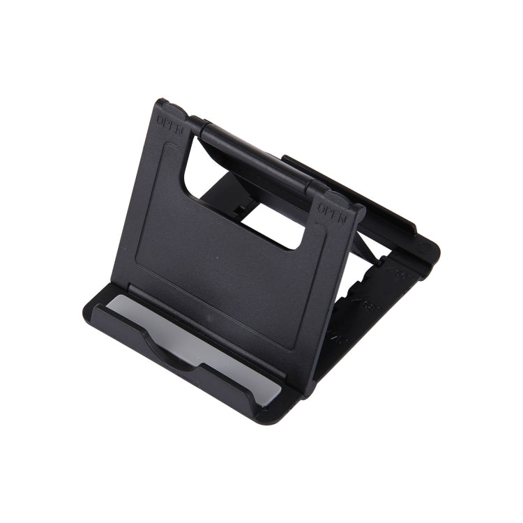 Universal Foldable Mini Phone Holder Stand, Size: 8.3 x 7.1 x 0.7 cm, For iPhone, Samsung, Huawei, Xiaomi, HTC and Other Smartphone, Tablets(Black)