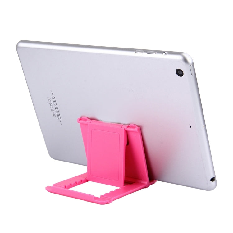 Universal Foldable Mini Phone Holder Stand, Size: 8.3 x 7.1 x 0.7 cm, For iPhone, Samsung, Huawei, Xiaomi, HTC and Other Smartphone, Tablets(Pink)