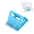 Universal Foldable Mini Phone Holder Stand, Size: 8.3 x 7.1 x 0.7 cm, For iPhone, Samsung, Huawei, Xiaomi, HTC and Other Smartphone, Tablets(Blue) - Desktop Holder by PMC TechLife | Online Shopping South Africa | PMC TechLife