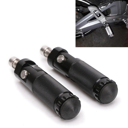 Speedpark 1 Pair Universal Folding Footrests Footpegs Foot Rests Pegs Rear Pedals Set 8mm Install Bolts (Black) - Others by Speedpark | Online Shopping South Africa | PMC Jewellery | Buy Now Pay Later Mobicred