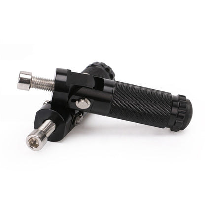 Speedpark 1 Pair Universal Folding Footrests Footpegs Foot Rests Pegs Rear Pedals Set 8mm Install Bolts (Black) - Others by Speedpark | Online Shopping South Africa | PMC Jewellery | Buy Now Pay Later Mobicred