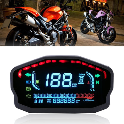 Speedpark Universal Motorcycle Modified LCD Speedometer Digital Backlight Odometer - free shipping - PMC Jewellery - Order now!