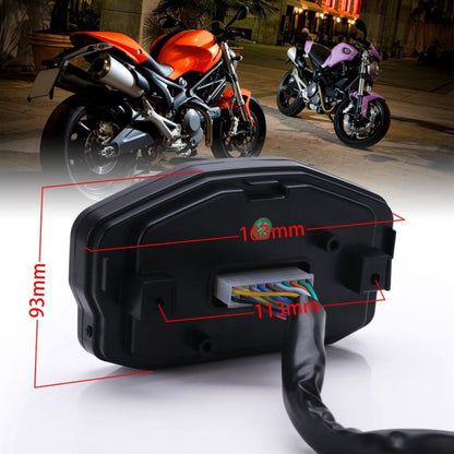 Speedpark Universal Motorcycle Modified LCD Speedometer Digital Backlight Odometer - free shipping - PMC Jewellery - Order now!
