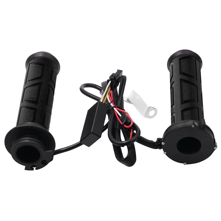 WUPP CS-095D1 Motorcycle Modified Adjustable Temperature Silicone Universal Electric Heating Hand Cover Heated Grip Handlebar(Black) - free shipping - PMC Jewellery - Order now!