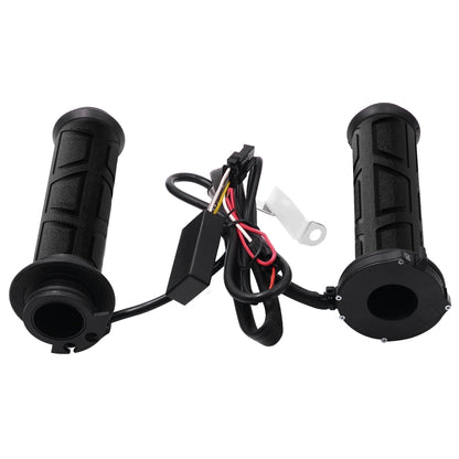 WUPP CS-095D1 Motorcycle Modified Adjustable Temperature Silicone Universal Electric Heating Hand Cover Heated Grip Handlebar(Black) - free shipping - PMC Jewellery - Order now!