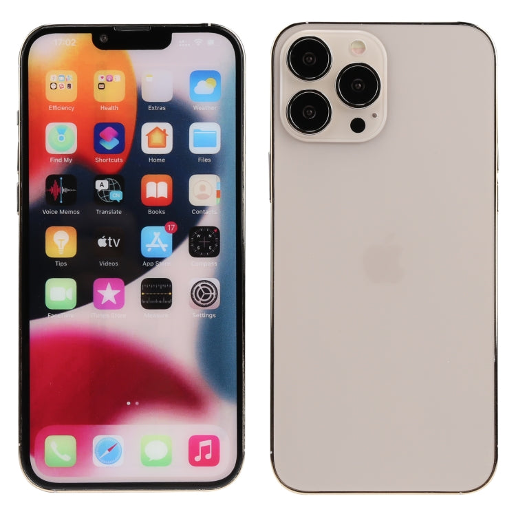 For iPhone 13 Pro Color Screen Non-Working Fake Dummy Display Model(Gold)