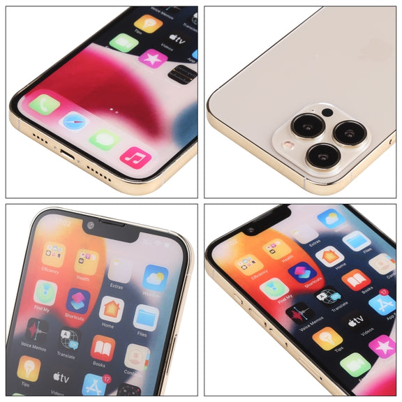 For iPhone 13 Pro Color Screen Non-Working Fake Dummy Display Model(Gold)