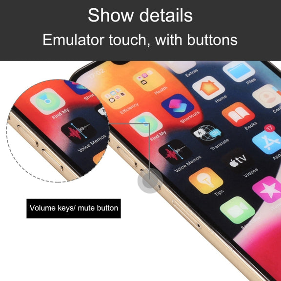 For iPhone 13 Pro Color Screen Non-Working Fake Dummy Display Model(Gold)