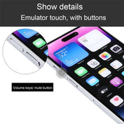 For iPhone 14 Pro Max Color Screen Non-Working Fake Dummy Display Model (Silver)