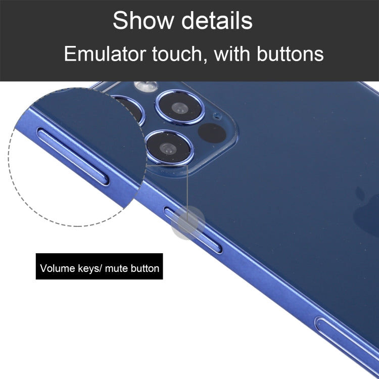 For iPhone 12 Pro Max Black Screen Non-Working Fake Dummy Display Model (Aqua Blue)
