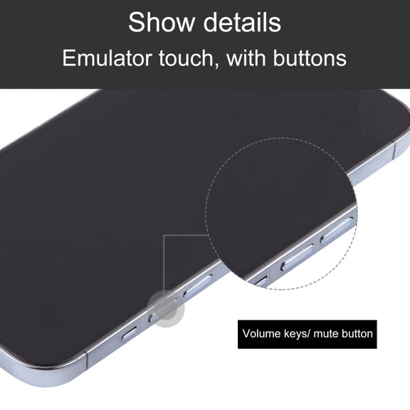 For iPhone 13 Pro Max Black Screen Non-Working Fake Dummy Display Model(Sierra Blue)