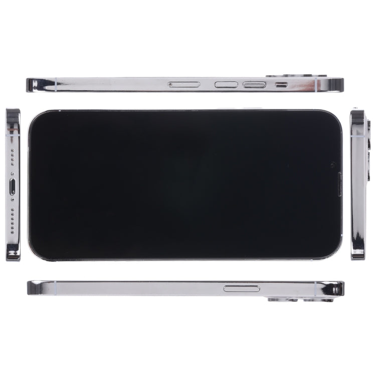 For iPhone 13 Pro Max Black Screen Non-Working Fake Dummy Display Model(Silver)