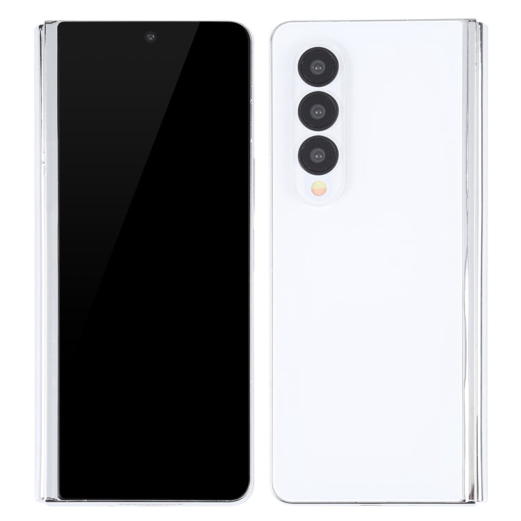 For Samsung Galaxy Z Fold4 Black Screen Non-Working Fake Dummy Display Model(White)
