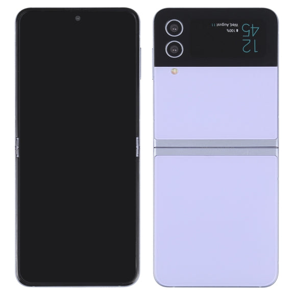 For Samsung Galaxy Z Flip4 Black Screen Non-Working Fake Dummy Display Model (Purple)